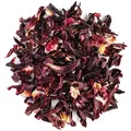 Produktbild: Hibiskus Blüten Biologischer Kräuter Tee – Klassischer Süß-Saurer Roseneibisch Hibiskusblüten Kräutertee - Hibiskusblütentee - Hibiskustee Hibiscus Tee Hibikustee Hibiscusblütentee Hibiskusblüte