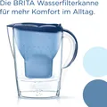 Produktbild: BRITA Wasserfilter Kanne Marella blau (2,4l) inkl. 3x MAXTRA PRO All-in-1 Wasser