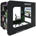 Produktbild: Hochbett Minecraft ca. 120x200 cm Schwarz
