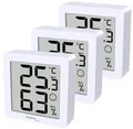 Produktbild: Technoline 3er Set WS9425, Thermometer, Hygrometer, extra klein, Magnethalterung, 3 x WS9425 in einer Verpackung