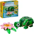 Produktbild: LEGO 31377 Creator 3-in-1 Schildkröte mit Seerose, Konstruktionsspielzeug