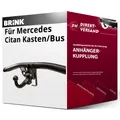 Produktbild: Für Citan Kasten/Bus Typ W415 (Brink) Anhängerkupplung horizontal abnehmbar neu