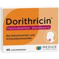 Produktbild: Dorithricin Waldbeere Lutschtabletten bei Halsschmerzen