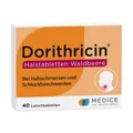 Produktbild: Dorithricin Waldbeere Lutschtabletten bei Halsschmerzen