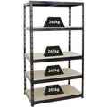 Produktbild: PROREGAL Schwerlastregal Tiger HxBxT 180 x 100 x 60 cm Fachlast 265 kg 5-Ebenen Schwarz