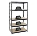 Produktbild: PROREGAL® Schwerlastregal Schwerlastregal Tiger, HxBxT 220-180x90-180x40-60cm, 5-6 Ebenen