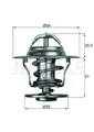 Produktbild: MAHLE Thermostat für AUDI 100,80,A2,A4,A6,CABRIOLET,COUPE; VW TRANSPORTER,VENTO