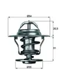 Produktbild: Thermostat, Kühlmittel MAHLE TX 13 87D für OE 026121113 - 068121113B