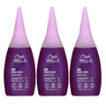 Produktbild: Wella Pro+ Perform S 3 x 75 ml Perm Lotion Welllotion für sensibles Haar Set