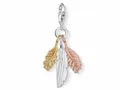 Produktbild: Thomas Sabo Federn charms 1010-431-12 Sterling Silber verg. Gelbgold + Roségold