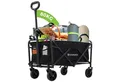 Produktbild: CITYSPORTS PRO Bollerwagen Klappbarer All Terrain Bollerwagen Patentiert Zusammenfaltbar, Strandkarren mit großer Kapazität, für Sport, Einkauf, Camping
