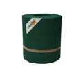 Produktbild: zaunzu Sichtschutzstreifen Rille Maxi Rolle für Doppelstabmatten 24cm hoch Grün 26m, (1 Rolle, 24cm hoch, UV-beständiger Sichtschutz), 5 Jahre garantierte Farbechtheit