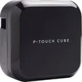 Produktbild: Brother P-Touch Cube Plus Beschriftungsgerät (für 3,5 bis 24 mm breite TZE-Schriftbänder, USB- und Bluetooth-Schnittstelle), schwarz
