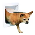 Produktbild: 2-Wege Freilauftür für Hunde, mit Tunnel, XS–S: 25 × 29 cm, weiß