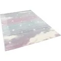 Produktbild: Pergamon Kinder Teppich Maui Kids Wolkenhimmel Rosa 80x150cm