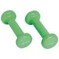 Produktbild: Schildkröt Fitness - Vinyl Hantel Set Gr 2 x 1 kg grün