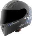 Produktbild: Bogotto H128 Fiori Helm, schwarz/blau, S