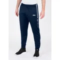 Produktbild: JAKO Trainingshose Pant Active (100% Polyester) lang marineblau/weiss Herren, Größe: M