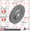 Produktbild: 2x Bremsscheibe Zimmermann 400.5527.70 2 Bremsscheiben Vorderachse Vorne