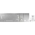 Produktbild: CHERRY DW 9100 SLIM Tastatur-Maus-Set kabellos silber, weiß