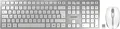 Produktbild: CHERRY DW 9100 SLIM, Desktop-Set weiß/silber, deutsches Layout