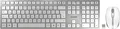 Produktbild: Funk-Tastatur und Maus Kombination CHERRY DW 9100 Slim Wireless Silber/Weiß