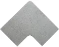 Produktbild: FLAIRSTONE Poolumrandung Phönix grau Eckstück innen + außen gerundet 60 cm x 35/