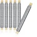 Produktbild: com-four® 6X Blumenwickeldraht-Set, Bindedraht verzinkt, auf Holzstab gewickelt, Stärke 0,65 mm, 600 g (Verzinkt - 06 Stück)