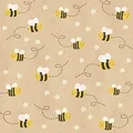 Produktbild: Servietten Bienen natur 33 x 33 cm 20 Stück  Servietten