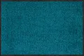 Produktbild: Erwin Müller Fußmatte Mainz, Schmutzfangmatte, Sauberlaufmatte Uni Petrol Größe 60x85 cm - rutschfest, pflegeleicht, für Fußbodenheizung geeignet (weitere Farben, Größen)