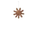 Produktbild: Broste Copenhagen Baumbehang Copenhagen SNOWFLAKE Papierhänger S indian tan 15 cm, Snowflake Weihnachtsstern S