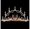 Produktbild: Müller Kleinkunst GmbH Seiffen Schwibbogen Schwibbogen Seiffener Dorf natur (80x15x43cm) von Müller Kleinkunst