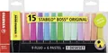 Produktbild: Stabilo® 70/15-01 Textmarker BOSS® - Etui, 15 Farben