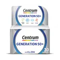 Produktbild: Centrum Generation Multivitamin 50+ – Hochwertiges Nahrungsergänzungsmittel mit Mikronährstoffen – Für Erwachsene ab 50 Jahren – Vitamine, Mineralstoffe, Spurenelemente
