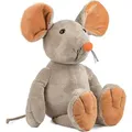 Produktbild: Schaffer 4753 Plüsch Maus Eddi 37 cm - Langlebiges, maschinenwaschbares und umweltfreundliches Plüschtier ideal für Baby Spielzeug - Grau