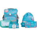 Produktbild: School-Mood Timeless mit LED Patchy Schulranzen-Set 7-teilig Lilly türkis - Türkis
