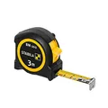 Produktbild: STABILA Taschenbandmaß BM 100, 3 m, Maßband mit metrischer 1000er-Skala, bruchsicheres ABS-Gehäuse, beweglicher Anfangshaken, Gürtel-Clip, MID-Genauigkeit