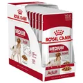 Produktbild: Royal Canin Shn Medium Adult in Sauce - Nassfutter für ausgewachsene Hunde - 10X