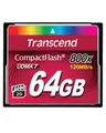 Produktbild: Transcend Flash-Speicherkarte 64 GB 800x CompactFlash (TS64GCF800)