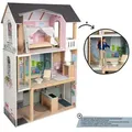 Produktbild: small foot Puppenhaus Traumvilla XL mit Möbeln, für alle Modepuppen bis 30 cm, 3 Etagen mit Aufzug, Holz, ab 3 Jahre, 12730