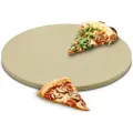 Produktbild: Schamotte Pizzastein Rund Beige - 33 Cm - Steinplatte Lebensmittelecht Für Grill Und Ofen - Backstein Grillstein Ofenstein Hitzebeständig - Rösle