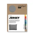 Produktbild: Schlafgut Easy Jersey Kissenbezug 70x90 cm Grey Mid mit 100% Baumwolle, superweicher & atmungsaktiver Kopfkissenbezug