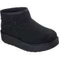 Produktbild: Skechers Keep Cozy Leder Damen Schwarz Winter Stiefeletten