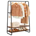 Produktbild: VASAGLE Kleiderständer braun Metall 6 Haken 100,0 x 160,0 cm, 1 St.