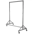 Produktbild: Profi-Kleiderständer - chrom-grau - 133 cm breit