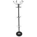 Produktbild: Kleiderständer - schwarz - Marmorfuß - 177 cm hoch