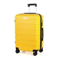 Produktbild: TANTOMI Koffer Groß, Reisekoffer Hartschalenkoffer, Koffer & Trolley mit Passwortsperre, Hartschale Suitcase mit 4 Rollen(Mango)