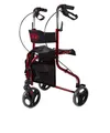 Produktbild: Antar Premium Rollator, 3 Räder, faltbar, Sitz und Rückengurt