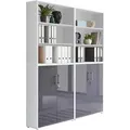 Produktbild: Aktenschrank Office Edition Sw Set 11 Weiß/Anthrazit