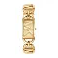 Produktbild: Michael Kors Empire Uhr für Damen, Quarzwerk mit Edelstahl- oder Lederarmband, Gold-Ton, 30MM